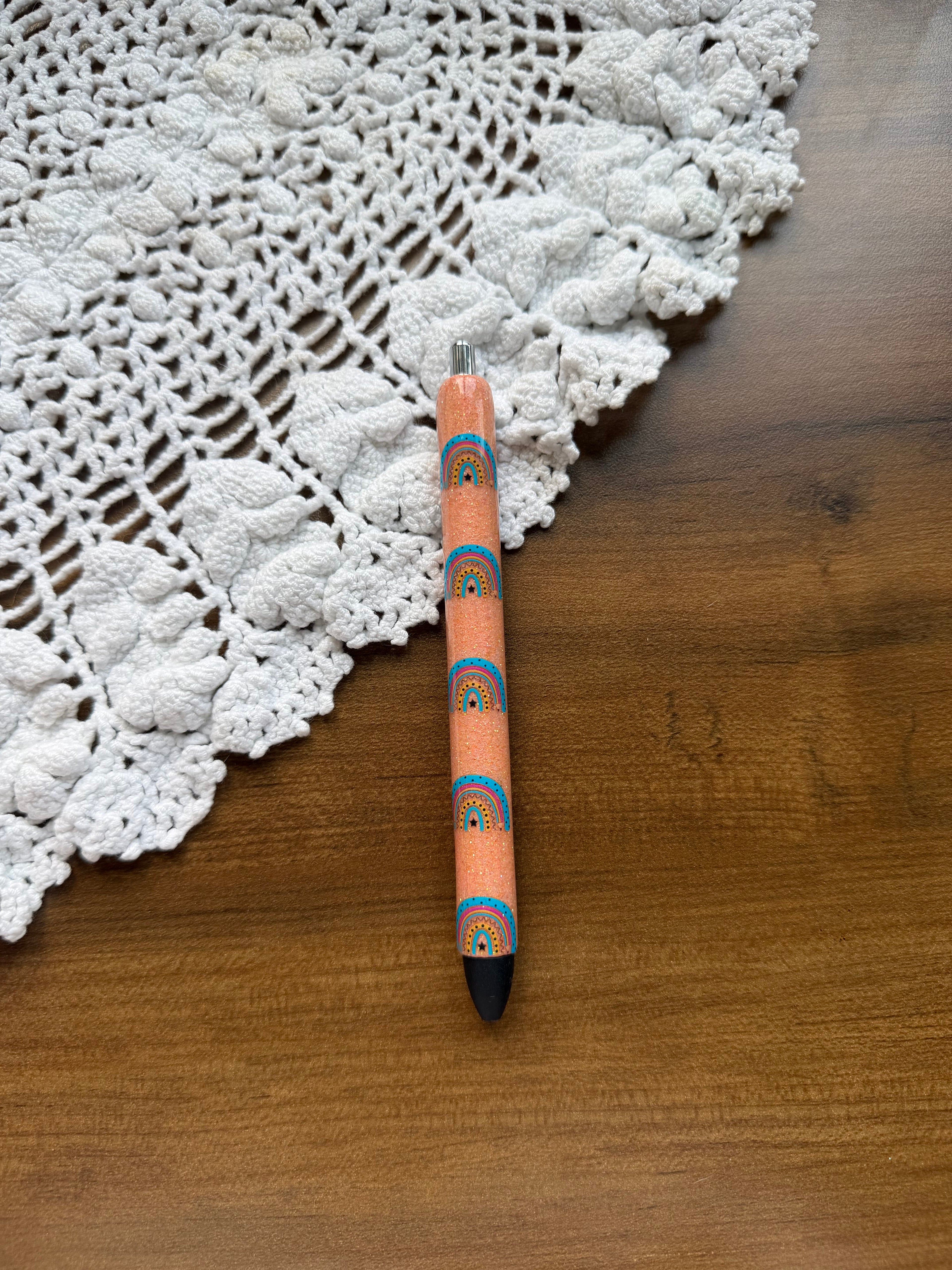 Rainbow Pencil Peach Pen