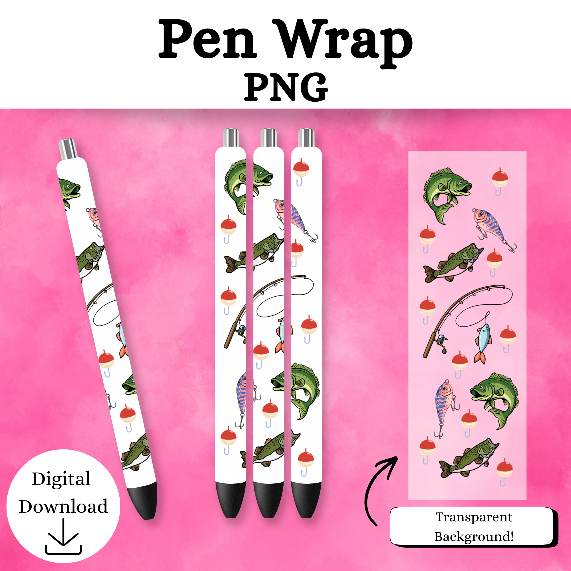 Fishing Pen Wrap DIGITAL