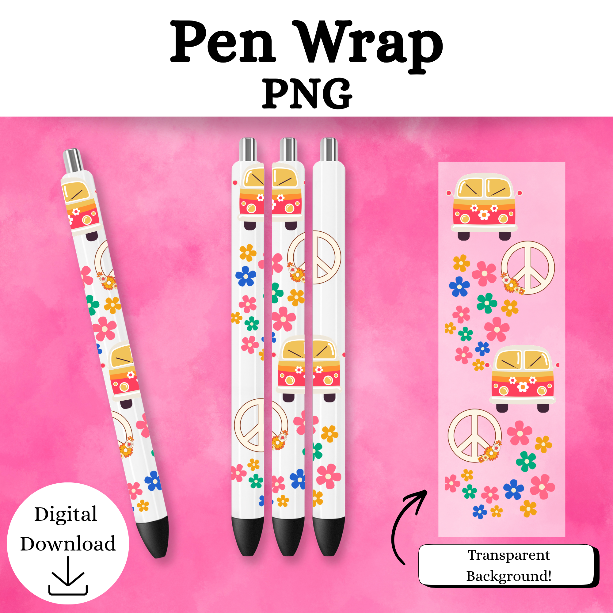 Hippy Pen Wrap DIGITAL